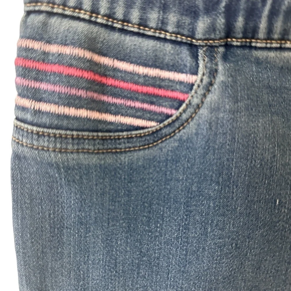 Carter's Girls Blue Jeggings Size 8 Stretch Denim Pull‎ On Elastic Waist